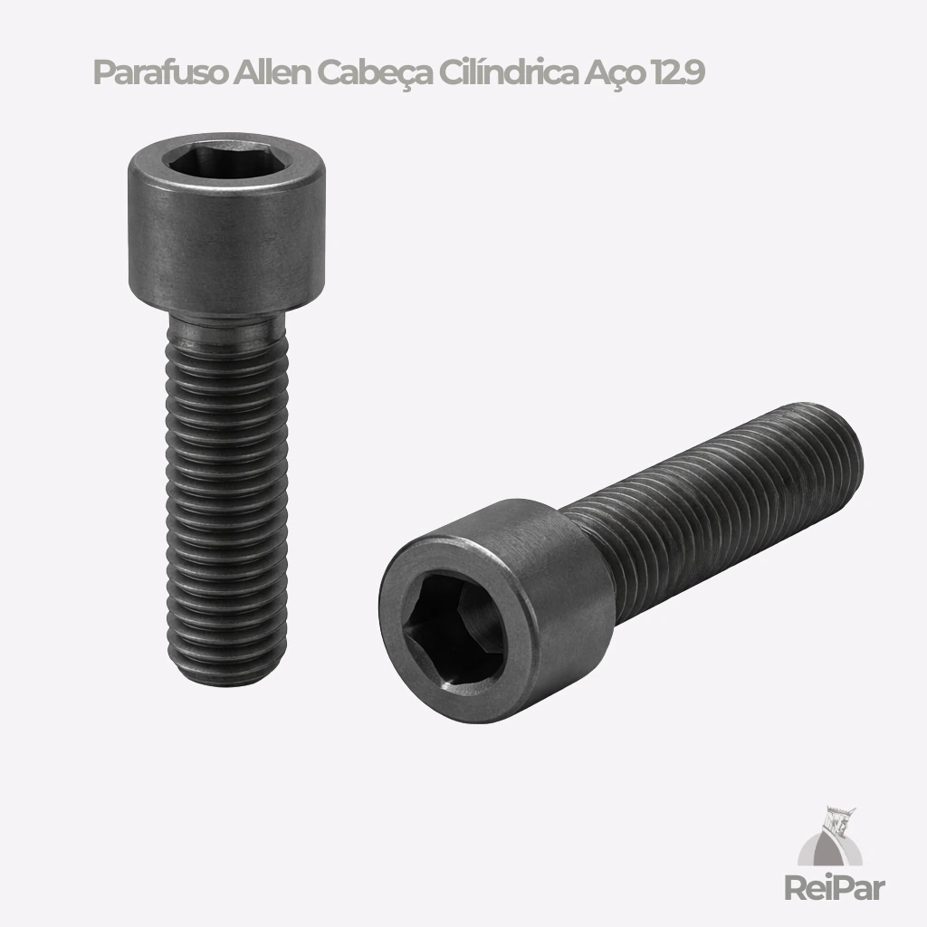 Parafuso allen cabe&ccedil;a cil&iacute;ndrica a&ccedil;o 12.9
